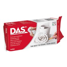 DAS White Air-Hardening 500g Modelling Clay