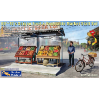 GECKO 1/35 60`-70`s Saigon Fruit & Vegetable Market Stall Set