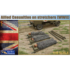 GECKO 1/35 Allied casualties on Stretchers WWII