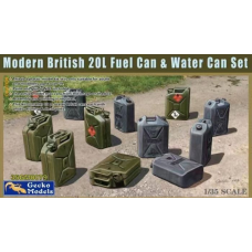 GECKO 1/35 Modern British 20L Fuel Can & Water Can Set