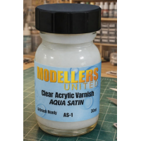 Modellers United Clear Acrylic Varnish Aqua Satin 30ml