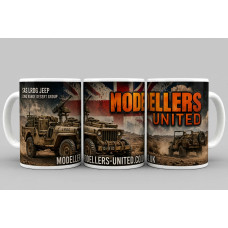 Mug SAS LRDG Jeep  11oz Modellers United 