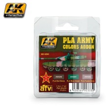 AK4260 PLA Army Colors Addon 3 x 17ml
