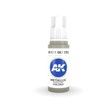 AK 3rd Gen AK11211 Oily Steel Metallic 17ml