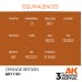 AK 3rd Gen AK11101 Orange Brown 17ml