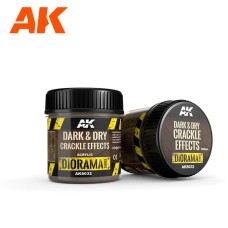 AK8032 Crackle Effects Dark & Dry 100ml