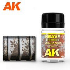 AK089 Heavy Effects Acrylic Chipping  Fluid 35ml