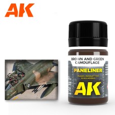 AK2071 Paneliner For Brown & Green Camouflage 35ml