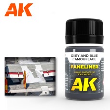 AK2072 Paneliner For Grey & Blue Camouflage 35ml