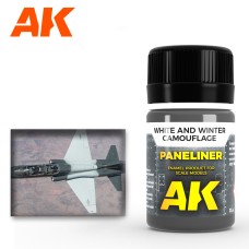 AK2074 Paneliner For White & Winter Camouflage 35ml