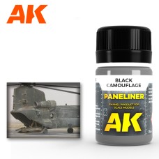 AK2075 Paneliner For Black Camouflage 35ml