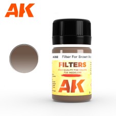 AK262 Red Brown For Wood Filter 35ml