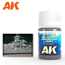 AK303 Grey Wash For Kriegsmarine Ships 35ml