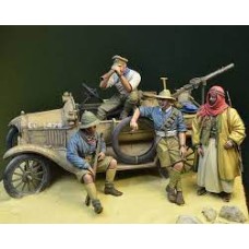 D-Day35124 WWI Anzac LCP Ford T Crew 4 figures + Ford T accessories Palestine 1917