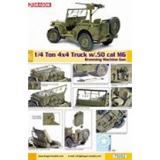 Dragon 1/6 ww2 US Jeep 1/4 Ton 4x4 with M2.50 Cal D75052