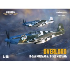 Eduard 1/48 11181 Overlord D-Day Mustangs/P-51B Dual Combo Limited Edition