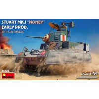 Miniart 1/35 Stuart Mk.I “Honey” Early Prod. w/Sun Shields