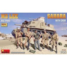 Miniart 1/35 M3 Lee Mid Prod Sahara w/Crew