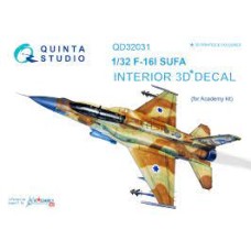 Quinta QD32031 1/32 F-161 SUFA 3d-Printed  Interior Decal
