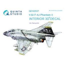 Quinta QD32037 1/32 F-4J Phantom II 3d-Printed  Interior Decal