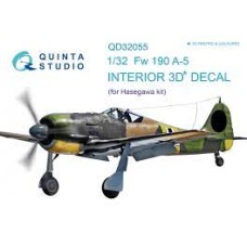 Quinta QD32055 1/32 Fw 190 A-5 3d-Printed  Interior Decal