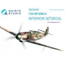 Quinta QD32058 1/32 Bf 109K-4 3d-Printed  Interior Decal