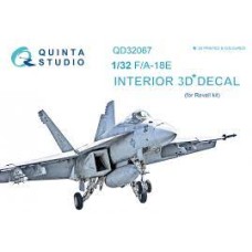 Quinta QD32067 1/32 F/A-18E 3d-Printed  Interior Decal