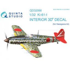 Quinta QD32066 1/32 Ki-61-1 3d-Printed  Interior Decal