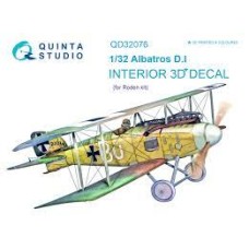 Quinta QD32076 1/32 Albatros D.1 3d-Printed  Interior Decal