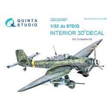 Quinta QD32087 1/32 Ju 87 D/G 3d-Printed  Interior Decal