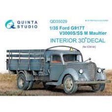 Quinta QD35029 1/35 Ford G917T V3000S/SS M Maultier 3d-Printed  Interior Decal