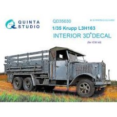 Quinta QD35030 1/35 Krupp L3H163  3d-Printed  Interior Decal