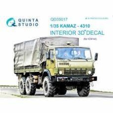 Quinta QD35017 1/35 KAMAZ 4310 3d-Printed  Interior Decal