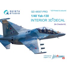 Quinta QD48007 1/48 Yak-130 3d-Printed  Interior Decal
