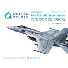 Quinta QD48049 1/48 F/A-18E Super Hornet 3d-Printed  Interior Decal