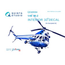 Quinta QD48084 1/48 Mi-2 3d-Printed  Interior Decal