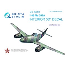 Quinta QD48088 1/48 Me 262A 3d-Printed  Interior Decal