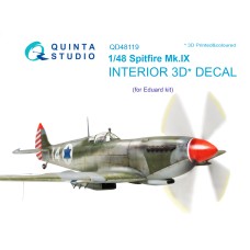 Quinta QD48119 1/48 Spitfire Mk.IX 3d-Printed  Interior Decal