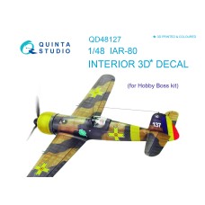 Quinta QD48127 1/48 IAR-80 3d-Printed  Interior Decal