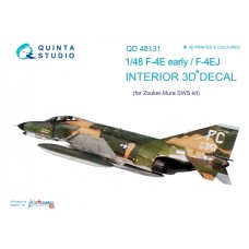 Quinta QD48131 1/48 F-4E Early / F-4EJ 3d-Printed  Interior Decal