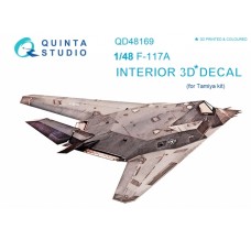 Quinta QD48169 1/48 F-117A 3d-Printed  Interior Decal