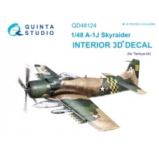 Quinta QD48124 1/48 A-1J Skyraider 3d-Printed  Interior Decal