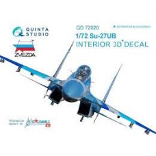 Quinta QD72020 1/72 Su-27UB 3d-Printed  Interior Decal