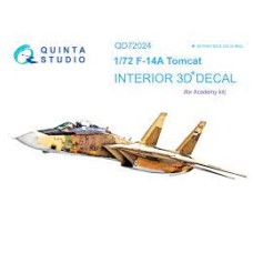 Quinta QD72024 1/72 F-14A Tomcat 3d-Printed  Interior Decal