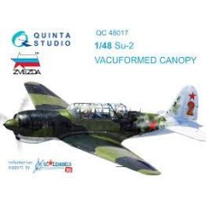 Quinta QC48017 1/48 Su-2 vacuformed clear canopy