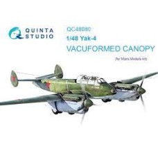 Quinta QC48080 1/48 Yak-4 vacuformed clear canopy