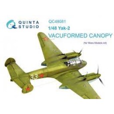 Quinta QC48081 1/48 Yak-2 vacuformed clear canopy