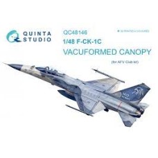 Quinta QC48146 1/48 F-CK-1C vacuformed clear canopy