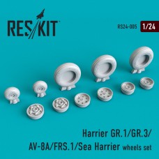 Reskit - RS24-0005 Harrier GR.1/GR.3/AV-8A/FRS.1/Sea Harrier wheels set 1/24