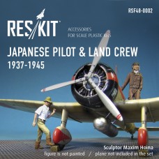 Reskit - RSF48-0002 1/48 Japanese pilot & land crew 1937-1945 (WW2)